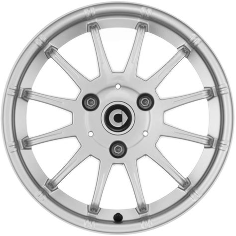 15 Smart 12 Spoke Wheels In Titanium Silver Alloy Wheels Direct