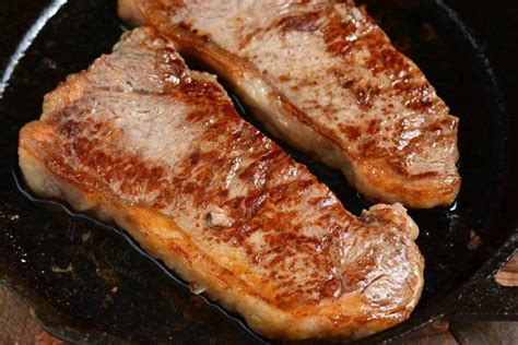 If it dances for a second before disappearing, the pan is hot enough. cooked steaks in the cast iron skillet | How to cook steak, Cook steak in the oven, Cooking