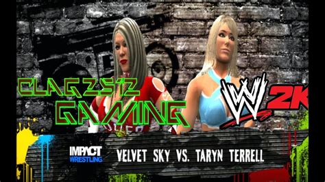 Wwe 2k14 Velvet Sky Vs Taryn Terelle Youtube