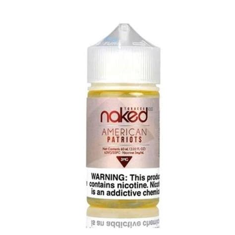 Naked Tobacco American Patriot Ml Vape Liquid Vaporbeast