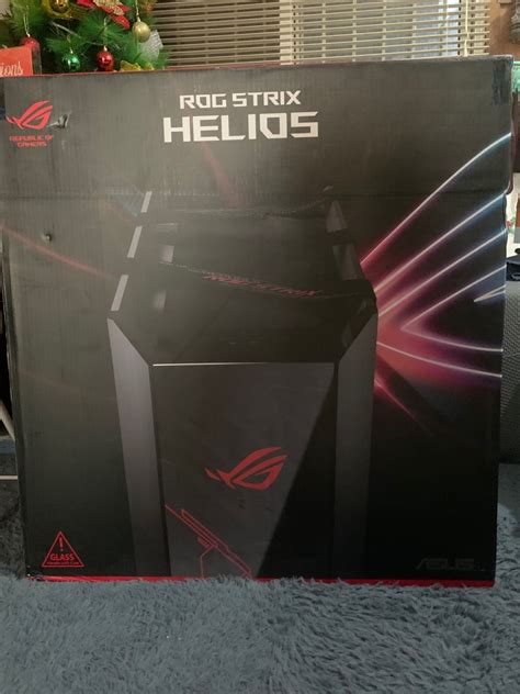 Asus Rog Strix Helios Gx601 Rgb Atxeatx Mid Tower Gaming Case Black