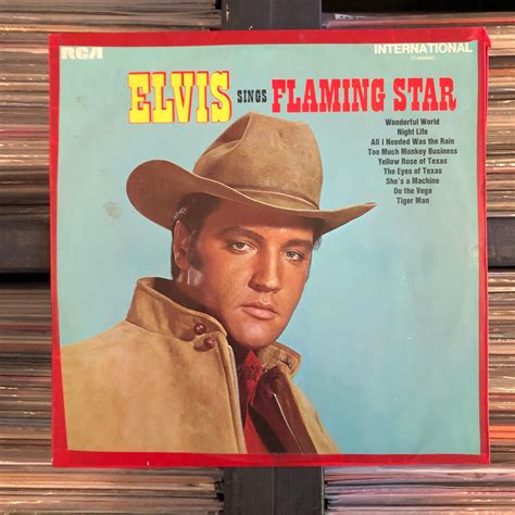 Elvis Presley Elvis Sings Flaming Star Vinyl Lp — Released Records