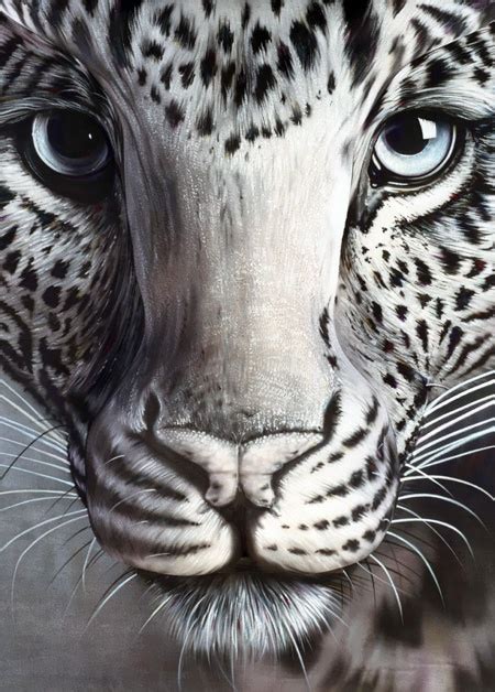 The White Tiger Body Art Painting Craig Tracy Illusion Art