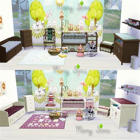 Mony Sims Download Nursery Bedroom Conversão Ts2 Ts4 Sims 4 Bebê