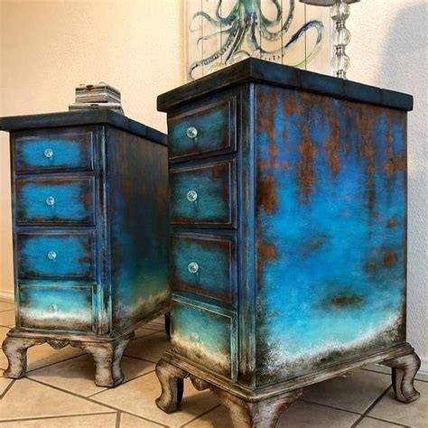 Diy Ombre Furniture Design Ideas 1 Rustic Painted