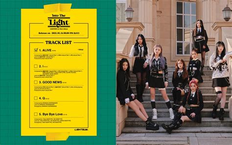 Lightsum Unveils The Tracklist For Their 1st Mini Album Into The Light
