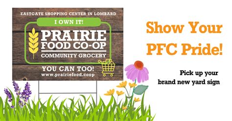 Pfc Yard Sign Blitz Prairie Food Co Op Community Grocery