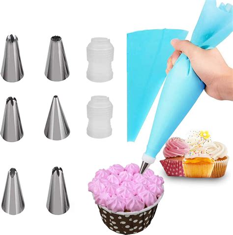 Buy Icing Pastry Bag Silicone Reusable Piping Bag And Stainless Steel In Pakistan Waoomart