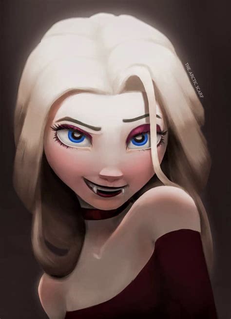 Vampire Elsa By The Arctic Scarf On Instagram Rfrozen