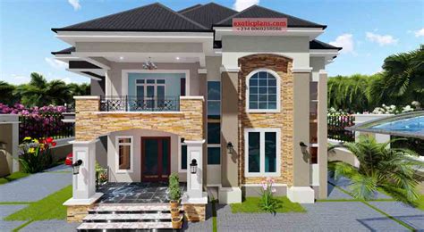 5 Bedroom Duplex Floor Plans In Nigeria Floorplans Click
