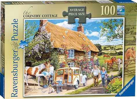 Ravensburger The Country Cottage 100pc Jigsaw Puzzle Uk