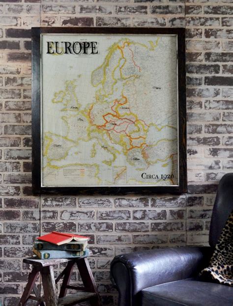 Europe 1920 Map Wall Art Second Chance Art