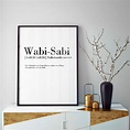 Poster Grammatik Wabi Sabi | wall-art.de