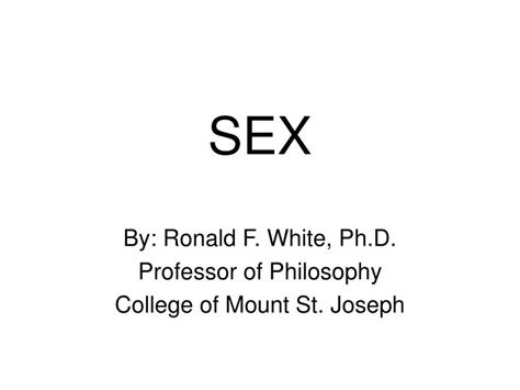 Ppt Sex Powerpoint Presentation Free Download Id5656443
