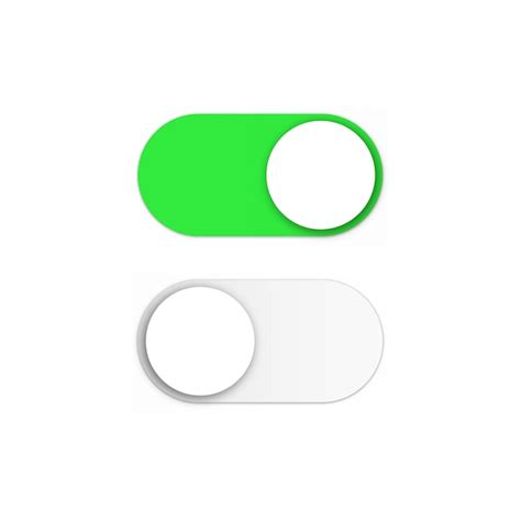 Premium Vector Realistic Toggle Switch Buttons On And Off For Modern