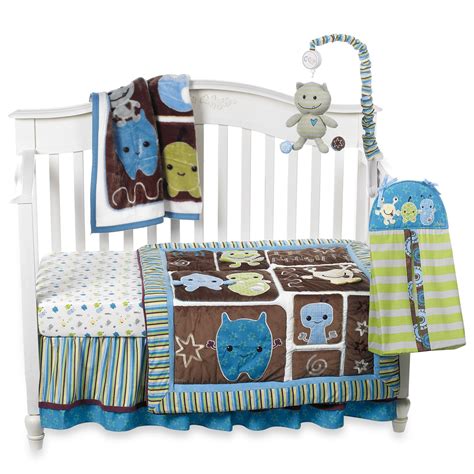 Cocalo Baby Peek A Boo Monsters 8 Piece Crib Bedding And Accessories
