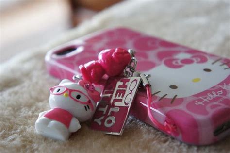 Hello Kitty Cell Phone Charm Hello Kitty Bow Hello Kitty Phone Case