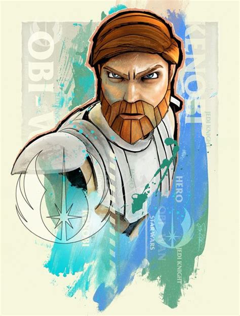 Obi Wan Kenobi By Steveandersondesign On Deviantart Star Wars