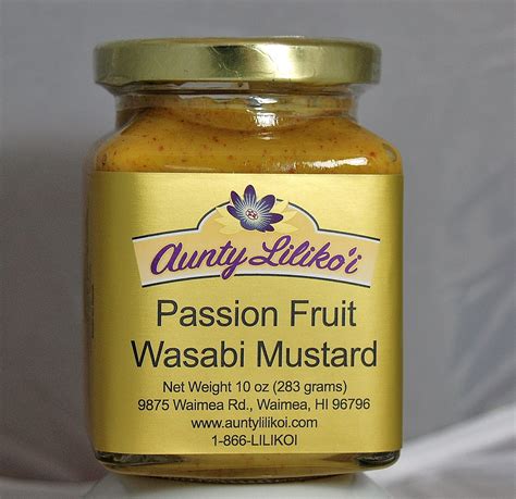 Passion Fruit Wasabi Mustard Tutus Pantry