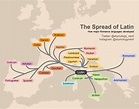 I made an infographic showing how the Romance languages developed from ...