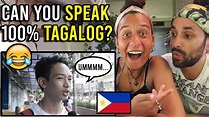 TAGALOG Challenge: Can FILIPINOS Speak Their Own Language? (UNEXPECTED ...
