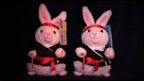 Gemmy Kung Fu Bunnies 2016 And 2018 Youtube