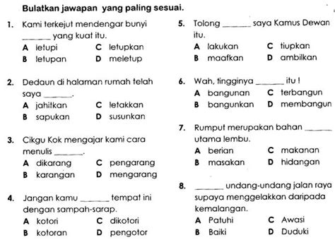 Terdapat juga antonym, lawan kata, tesaurus inggris dan indonesia dari bahasa melayu. Latihan 1 Kata Nama Latihan 2 Kata Ganti Nama Latihan 3 ...