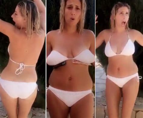 Watch Stacey Solomon Mocks Her Muffin Top Saggy Boobs And Stretch Marks In Brilliant Video