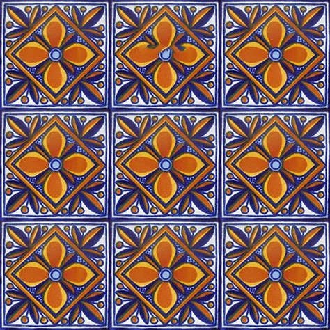 80 4x4 Mexican Talavera Ceramic Tiles Puebla Etsy