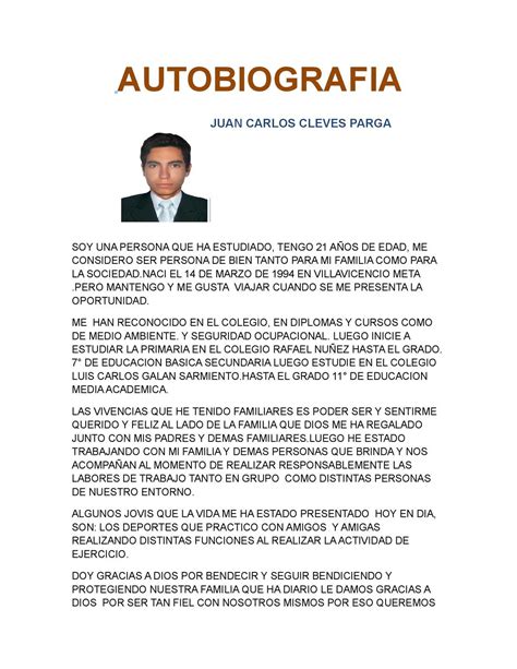 Calaméo Autobiografia Juan Carlos Cp