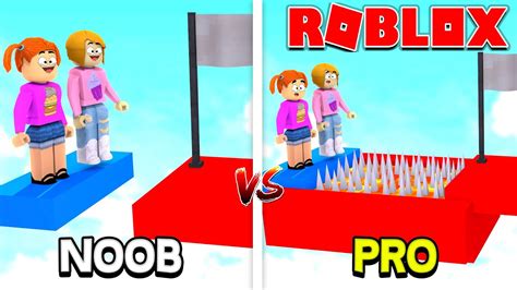 Roblox Noobs Vs Pro Obby Youtube