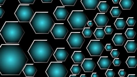 Blue Hexagon Hd Abstract Wallpapers Hd Wallpapers Id 47358