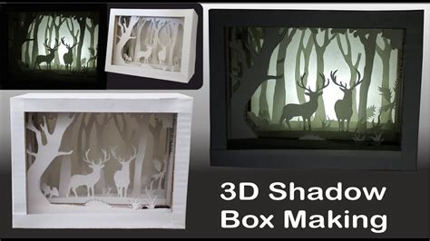 3D Paper Art Shadow Box - Best Paper Crafts Ideas - YouTube