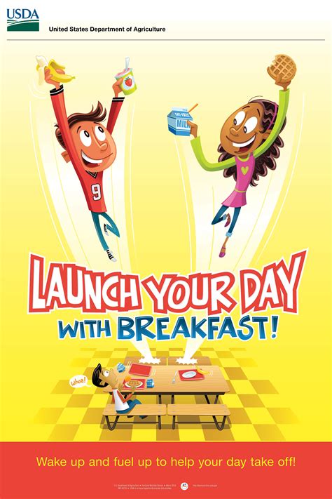 Encourage Kids To Eat Breakfast With This Cool Free Poster For Schools
