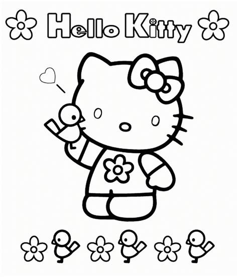 Zombie Hello Kitty Coloring Pages At Free Printable