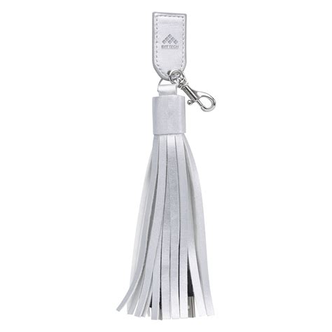 Charging Cables On Tassel Key Ring Show Your Logo