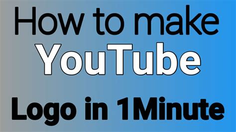 Make A Professional Logo In 1 Minute Youtube Channel Logo कैसे बनाएं