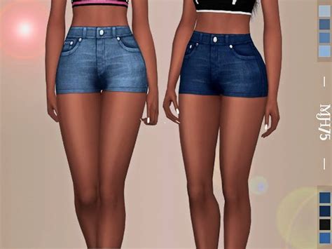 Margeh 75s S4 Lilian Shorts Sims 4 Game Mods Sims Mods Sims 4 Tsr