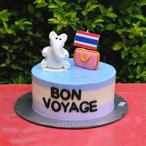 Bon Voyage Farewell Cake