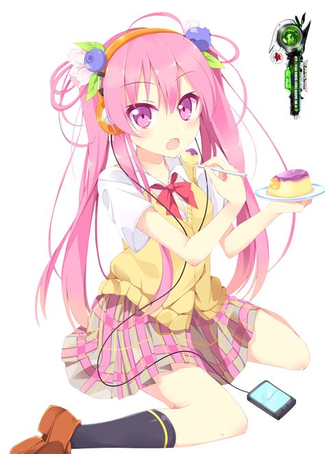 Pink Seifuku Girl Kawaiii Mp3 Render Ors Anime Renders