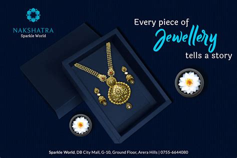 Nakshatra Jewelry Banner Design Advertising On Behance