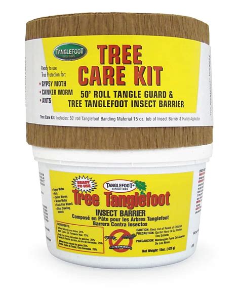 Tanglefoot Tree Care Kit 15 Oz Insect Barrier And 50 Ft Banding