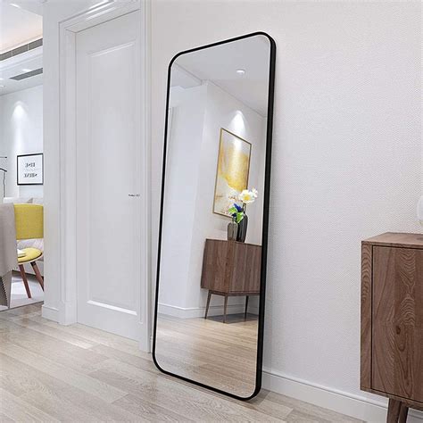 Tinytimes 65×22 Full Length Mirror Rounded Corner Floor