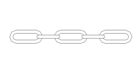 Chain Pattern Cad Block In Autocad Dwg File Cadbull