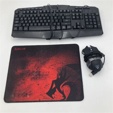 Red Dragon Gaming Essentials S107 Keyboard Mouse And Mousepad Combo Kit