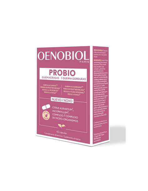 Oenobiol Probio Quemagrasas 60 Cápsulas