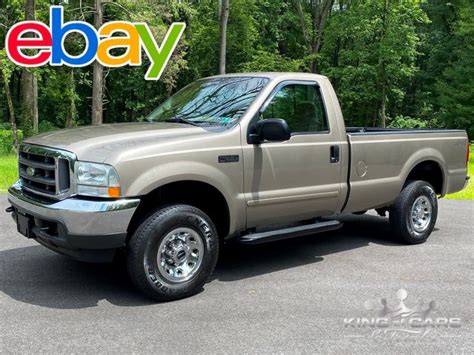 2003 Ford F250 Xlt Reg Cab Long Bed Gas 4x4 2 Owner Only 66k Mile