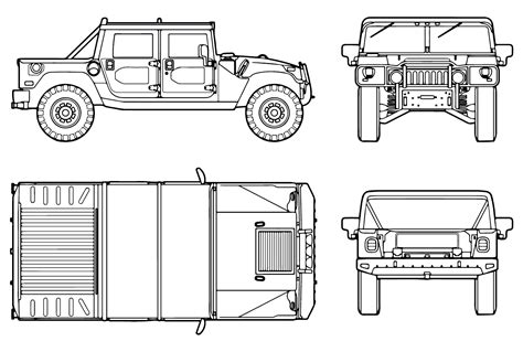 22 Free Printable Hummer Coloring Pages