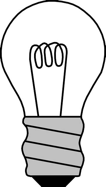 Free Vector Graphic Filament Light Bulb Off Bulb Free Image On