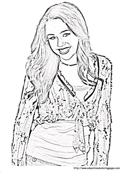 The third season of the series premiered on november 2, 2008 and ended on march 14, 2010. Hannah Montana Coloring Pages - Educational Fun Kids ...